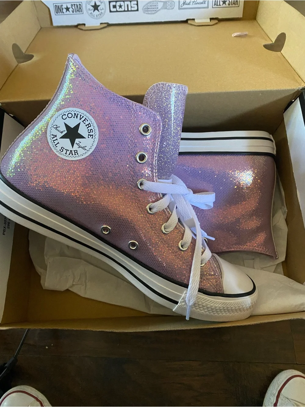 Converse Kids Altitude Lilac- white- black -High Top Sneakers